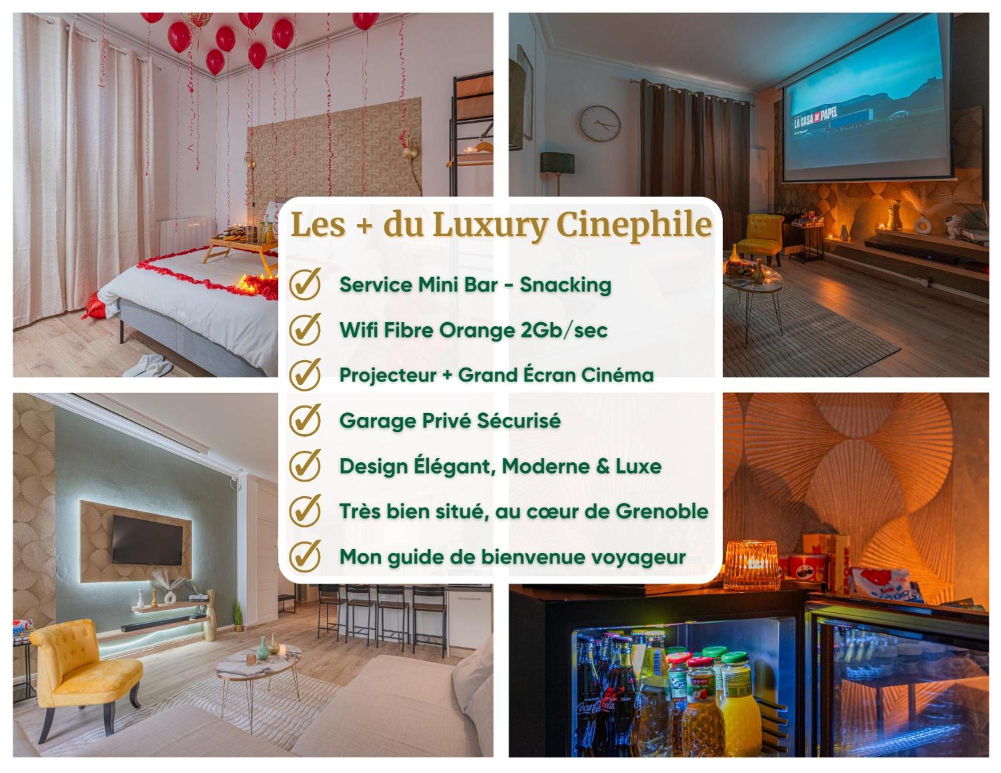 شقة Luxury Cinephile - Netflix - 2 Balcons - Garage Prive - Minibar غرونوبل المظهر الخارجي الصورة